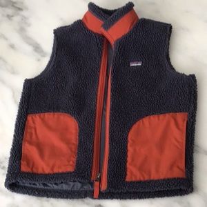 Patagonia boys medium fleece vest